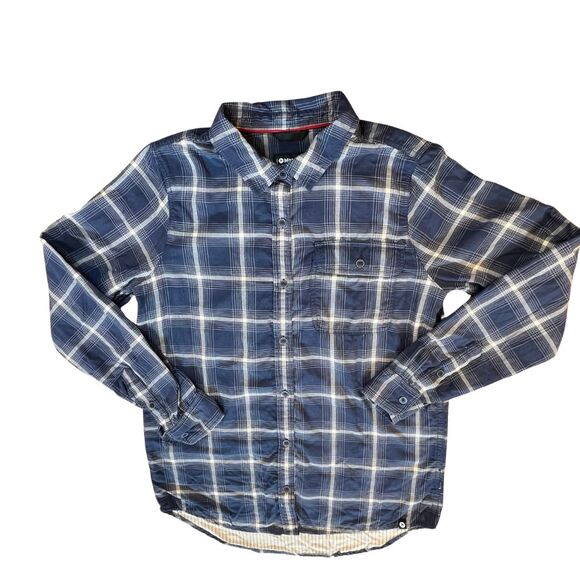 Marmot Women Plaid Shirt Medium Long Sleeve Button Up Western Cowgirl Rustic Tex - Picture 2 of 12
